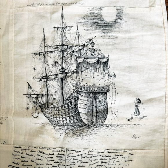 Vintage Miu Miu * Extremely-Rare * Peynet Printed Dress (Collector's Piece) - Picture 8 of 9